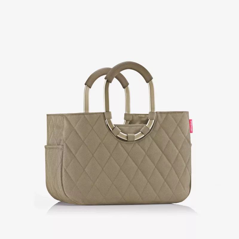 Reisenthel loopshopper M Frame Rhombus -ostoskori oliivi (OS5047)
