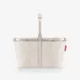 Reisenthel Carrybag Teddy Sand (BK1042) - ostoskori, 22L, kierrätetty polyesteri