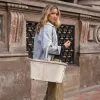 Reisenthel Carrybag Teddy Sand (BK1042) - ostoskori, 22L, kierrätetty polyesteri