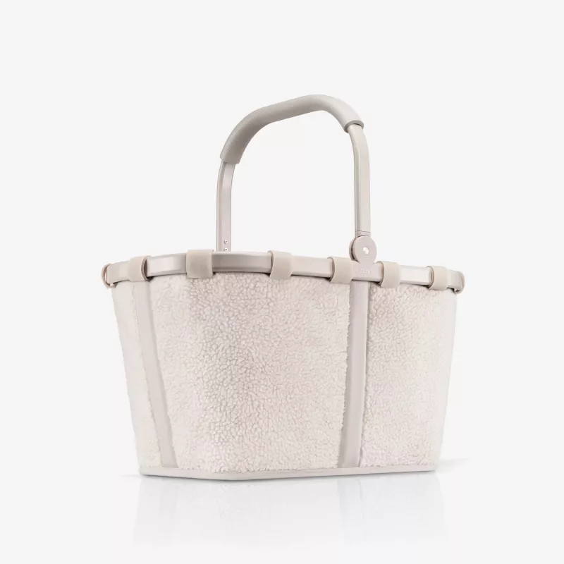 Reisenthel Carrybag Teddy Sand (BK1042) - ostoskori, 22L, kierrätetty polyesteri