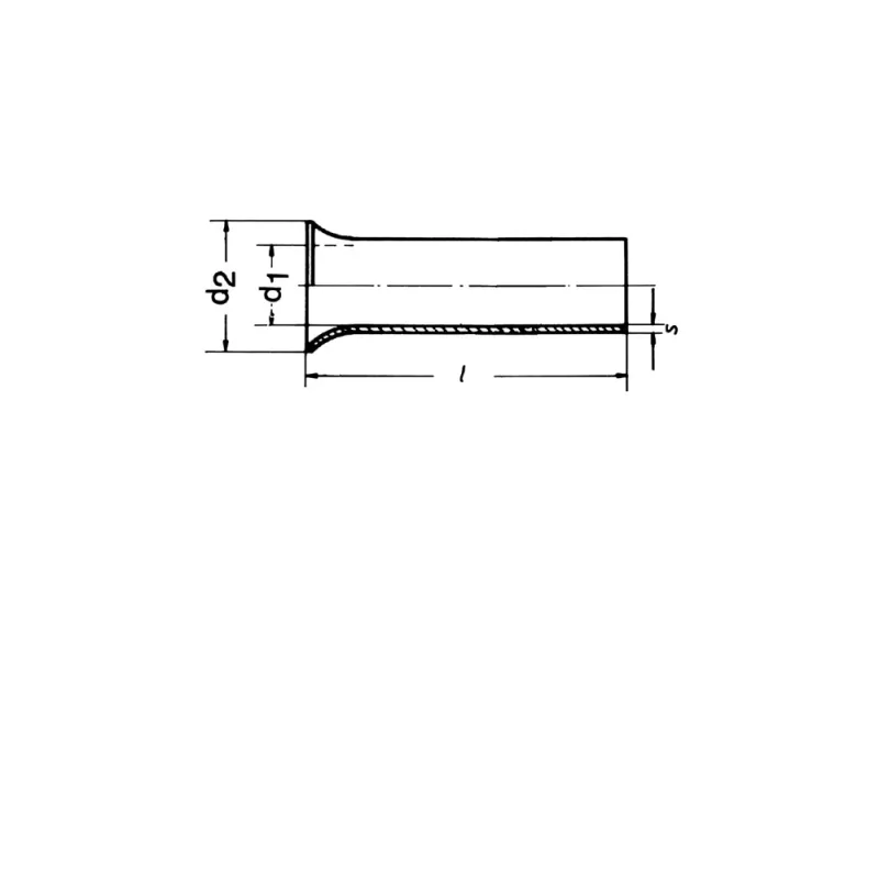 Klauke 7412V Johtimen holkki, 4 mm², 12 mm, kupari