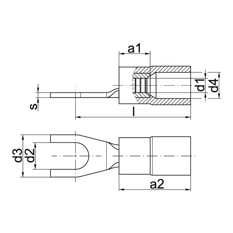 Klauke Puristuskaapelikenkä 1,5-2,5 mm² eristetty 630C/5