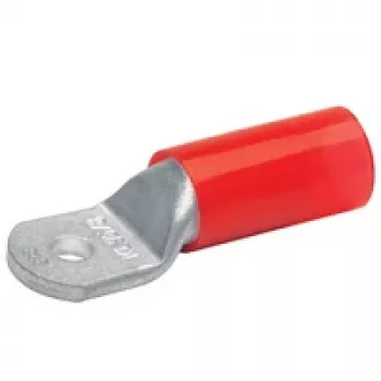 Klauke 605R12 eristetty putkikaapelikenkä, 35 mm², M12, punainen, sinkitty kupari, suora, polyamidi