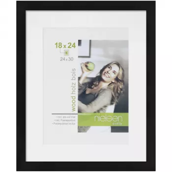 NIELSEN DESIGN Apollon musta 24x30 puinen valokuvakehys 8988006