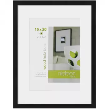 NIELSEN DESIGN Apollon Black Wood -valokuvakehys A4 21x29,7 cm 8988046