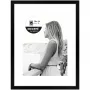 Nielsen Design Aura Black 18x24 -puinen valokuvakehys passepartoutilla 1134000
