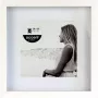 NIELSEN DESIGN Nielsen Aura White 20x20 -puinen valokuvakehys passepartoutilla 1115001