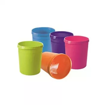 HAN GRIP 18L pyöreä jäteastia, polypropeeni, violetti, 312mm x 312mm