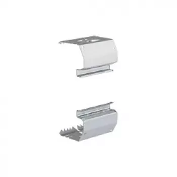 Hager BRS651709 Liitospari BRS 65x170 -kanavalle, teräslevy, valkoinen