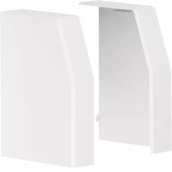 Hager päätytulppa kaapelikanavalle RK 110, 110x60mm, puhtaanvalkoinen (RAL 9010), pari