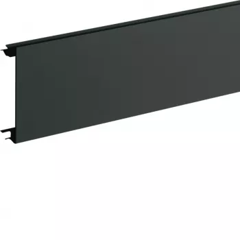 Hager BR08029011 jalkalistakanavan kansi PVC BR 80mm grafiitinharmaa