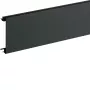 Hager BR08029011 jalkalistakanavan kansi PVC BR 80mm grafiitinharmaa