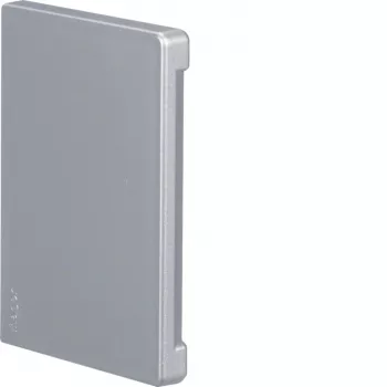 HAGER päätykappale halogeeniton BR 65x100mm kansileveys 80mm lakattu alumiini (BR651006LAN)