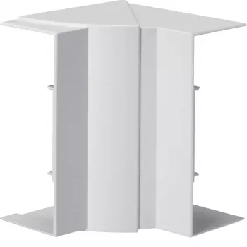 Hager BR651704H9016 säädettävä sisäkulmakaari BR/A/S-kanavaan 68x170mm valkoinen RAL 9016