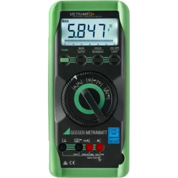 GMC Instruments METRAHIT 2+ digitaalinen yleismittari 6000 Digits True RMS CAT III 600V / CAT II 1000V