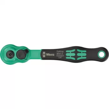 Wera 8010 A Zyklop Comfort räikkäpää 1/4 tuuman istukka