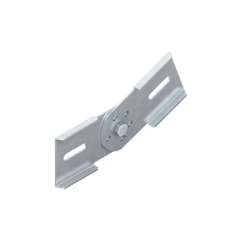 Niedax NIED nivel-liitin KGV 60 S, liitin kaapelihyllyjärjestelmiin, 60 mm sivukorkeus, teräs, sendzimir-sinkitty