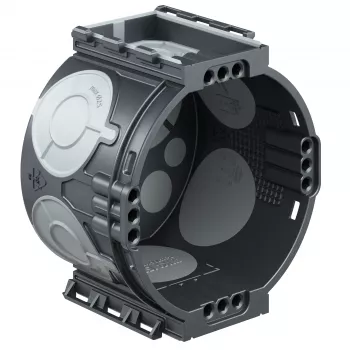 Kaiser Elektro ECON® UP1 uppoasennettava laiterasia, ilmatiivis, 4x3 ruuvikupua, 60 mm halkaisija, 46 mm syvyys, halogeeniton muovi, IP20