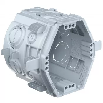 Kaiser Elektro uppoasennettava laiteliitäntärasia 1555-06UP1 kiinteät puristusrivat 4x3