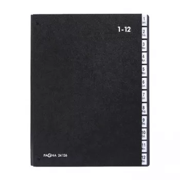 PAGNA Classic 44 lokeron pöytäjärjestäjä - A4 - musta - pysty - 265 x 55 x 340 mm