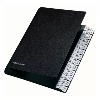 PAGNA Classic 44 lokeron pöytäjärjestäjä - A4 - musta - pysty - 265 x 55 x 340 mm