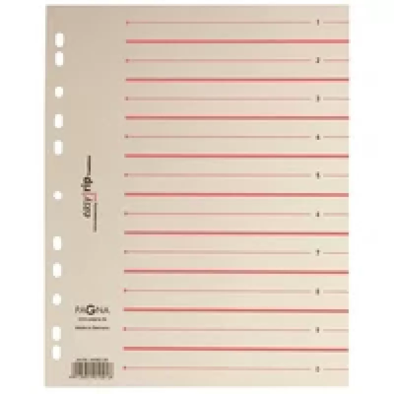 PAGNA 100 välilehteä Easy Rip A4 beige