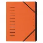 PAGNA 40059-12 A4 oranssi kuminauhallinen asiakirjakansio 320x245x5 mm