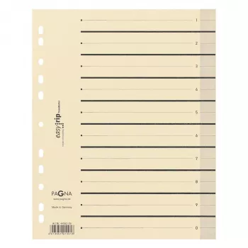 PAGNA välilehdet A4 kartonki beige 100 kpl rei'ittämätön 180 g/m² 44063-09