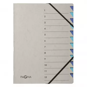 PAGNA kansio A4 kartonki sininen/harmaa 240x320 mm selkä 4 mm 44312-02