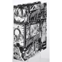 Falken Manga Black and White -arkistokansio 8,0 cm DIN A4