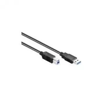 GoodConnections USB 3.0 -kaapeli Type-A uros Type-B uros, musta, 3 m
