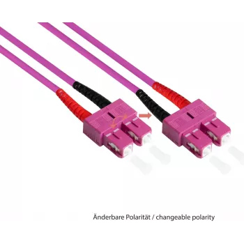 Good Connections kuitupatch-kaapeli duplex OM4 (multimode 50/125) SC/ST - 7,5 m