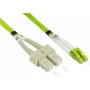 GoodConnections Alcasa LW-8075LS5 kuitu-patchkaapeli 7,5 m LSZH OM5 LC-SC vihreä