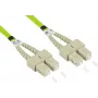 GoodConnections Alcasa LW-8075SC5 kuitu-patchkaapeli 7,5 m LSZH OM5 SC Duplex vihreä