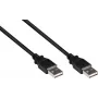Good Connections USB 2.0 High-Speed EASY A-A-liitinkaapeli - musta - 3 m