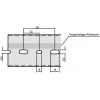 LICATEC kaapelikanava L 25 x K 75 mm DIN 7640-1