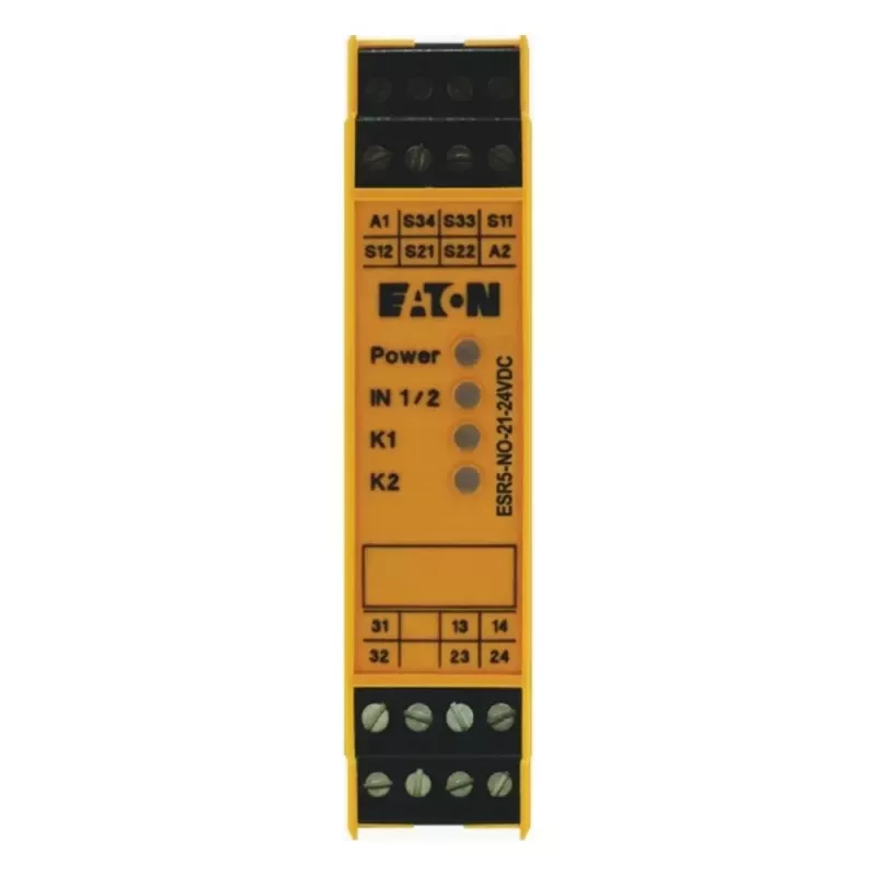 EATON ESR5-NO-21-24VDC turvarele hätäpysäytys 24 V DC 2NO+1NC DIN-kisko