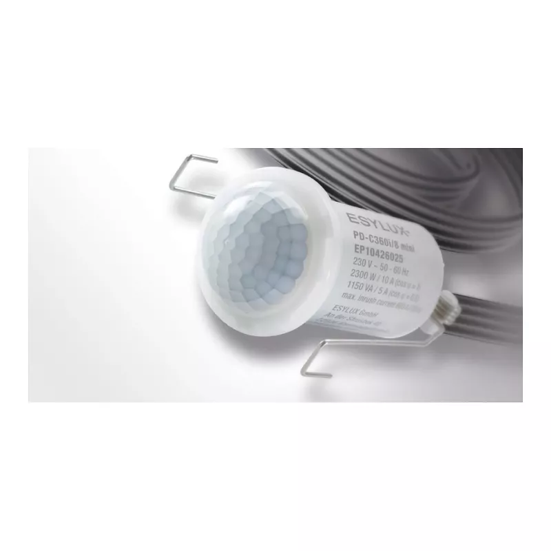 ESYLUX EP10426155 langaton kattoläsnäolotunnistin 360° 8 m IP55 valkoinen