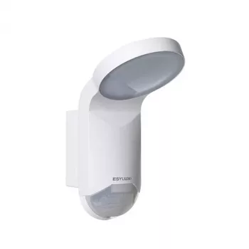 ESYLUX WILMA WL 100 OP MD1000lm 27/4K IP65 valkoinen liiketunnistimella