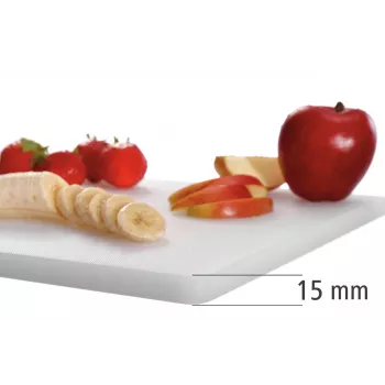 Bartscher A120587 leikkuulauta polyeteeniä valkoinen 400x300x20 mm 1,6 kg