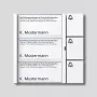 Siedle TM 612-3 W soittonappimoduuli - valkoinen - 3 nappia - Vario-sarja