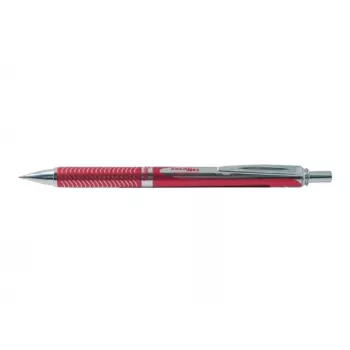 Pentel EnerGel Sterling BL407B nestemäisellä geelivärillä toimiva kuulakärkikynä, 0,7 mm, musta, täytettävä, metallikotelo
