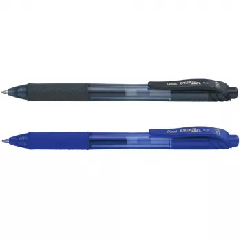 Pentel EnerGel-X BL107 geelikuulakärkikynä 0,35 mm erittäin hieno, sekalaiset mustevärit, 4 kpl:n pakkaus