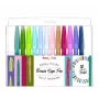 Pentel Brush Sign Pen Artist 12 pastellisivellinkynäsarja SES15C-12