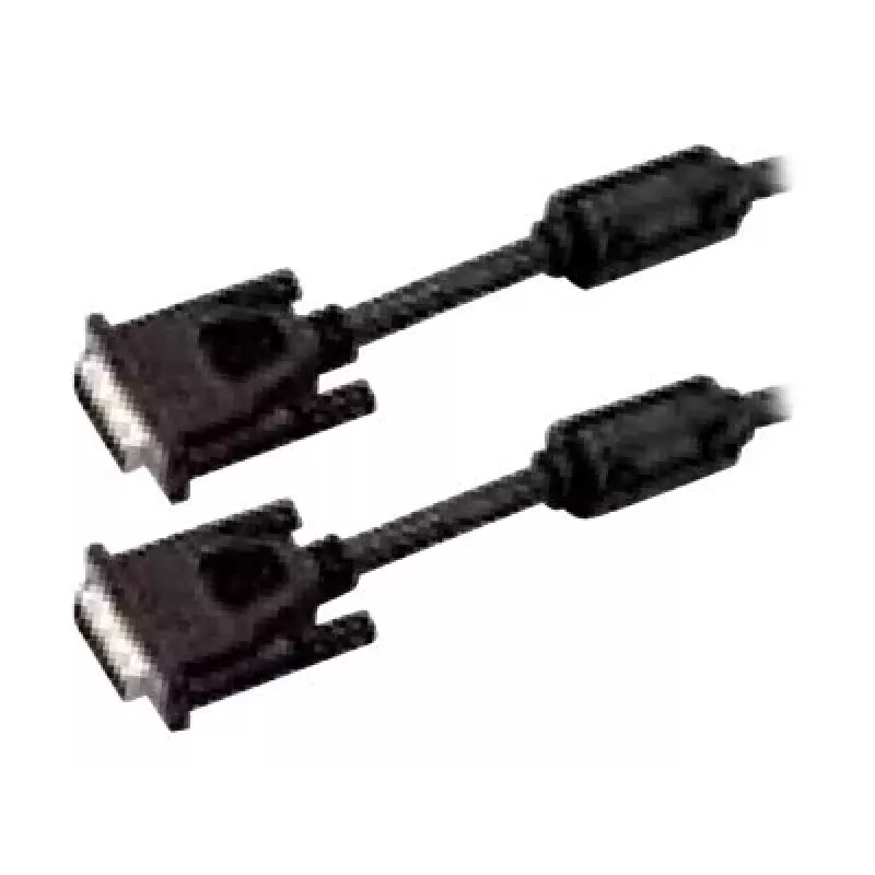 Bachmann DVI-D Single Link -kaapeli - DVI-D (18+1 pin) uros - DVI-D (18+1 pin) uros - 5 m - musta