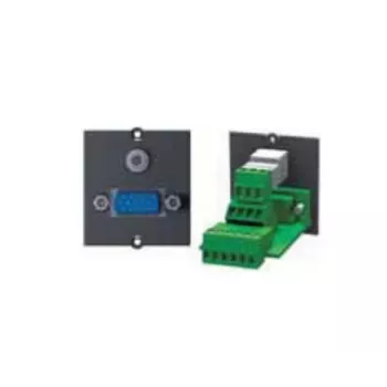Bachmann Modular Faceplate Snap-In - HD-15 VGA liitin, musta