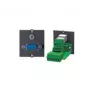 Bachmann Modular Faceplate Snap-In - HD-15 VGA liitin, musta