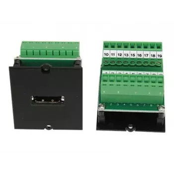 Bachmann Custom Module - Modular Faceplate Snap-In, musta