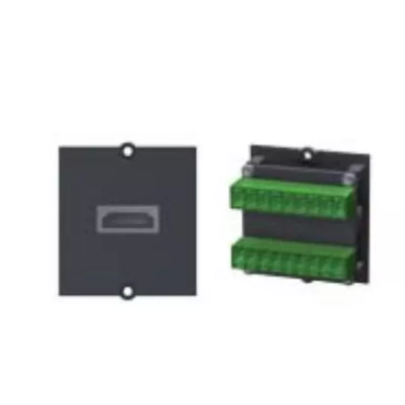 Bachmann Custom Module - Modular Faceplate Snap-In, musta