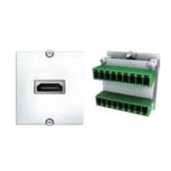 Bachmann Custom Module - Modular Faceplate Snap-In, musta
